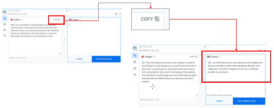 Localazy copy source content